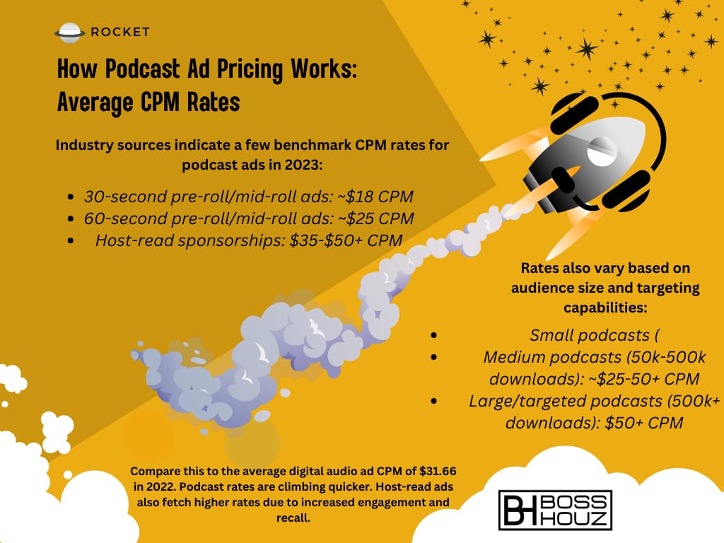 How Podcast Ad Pricing Works Average CPM Rates