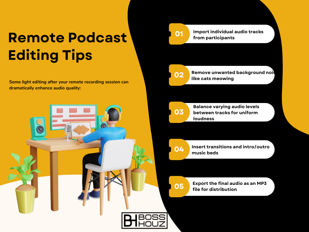 Remote Podcast Editing Tips