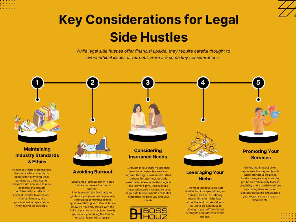 Key Considerations for Legal Side Hustles